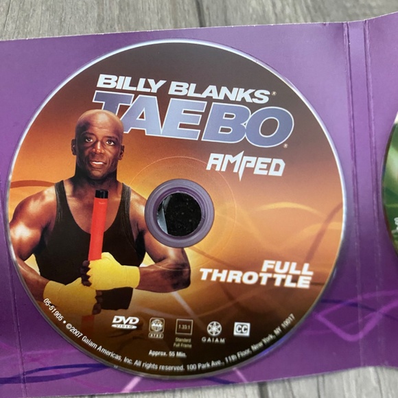 Billy Blanks TAEBO Amped DVD (4 DVD with  5 taebo routines) - Picture 5 of 7